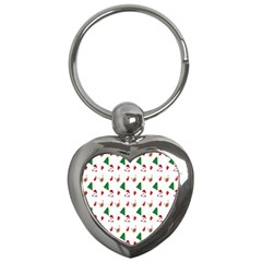 Christmas Tree,santa Key Chain (heart) by nate14shop