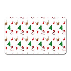 Christmas Tree,santa Magnet (Rectangular)