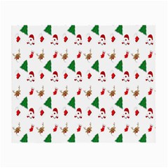 Christmas Tree,santa Small Glasses Cloth by nate14shop