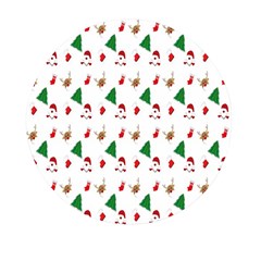 Christmas Tree,santa Mini Round Pill Box (pack Of 3) by nate14shop
