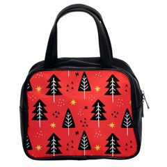 Christmas Tree,snow Star Classic Handbag (two Sides) by nate14shop