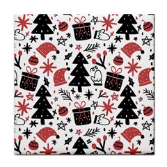 Christmas Tree-background-jawelry Bel,gift Face Towel by nate14shop