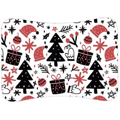 Christmas Tree-background-jawelry Bel,gift Velour Seat Head Rest Cushion