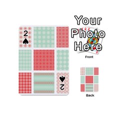 Christmas Greeting Card Design Playing Cards 54 Designs (mini) by nate14shop