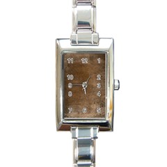 Background-wood Pattern Dark Rectangle Italian Charm Watch by nate14shop