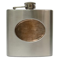 Background-wood Pattern Dark Hip Flask (6 Oz)