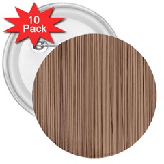 Background-wood Pattern 3  Buttons (10 Pack)  by nate14shop