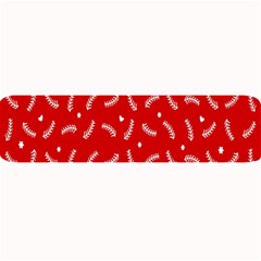 Christmas Pattern,love Red Large Bar Mats by nate14shop