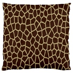 Giraffe Standard Flano Cushion Case (two Sides) by nate14shop