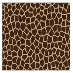 Giraffe Square Satin Scarf (36  X 36 ) by nate14shop