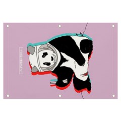 Panda Space Banner And Sign 6  X 4 