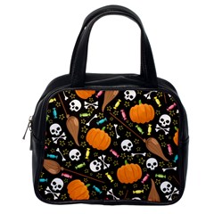 Halloween Pattern 3 Classic Handbag (one Side) by designsbymallika