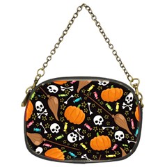 Halloween Pattern 3 Chain Purse (two Sides) by designsbymallika