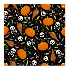 Halloween Pattern 3 Banner And Sign 4  X 4  by designsbymallika