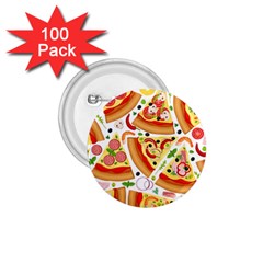 Pizza Love 1 75  Buttons (100 Pack)  by designsbymallika