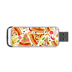 Pizza Love Portable Usb Flash (one Side) by designsbymallika