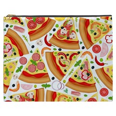 Pizza Love Cosmetic Bag (xxxl) by designsbymallika