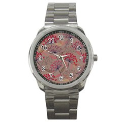 Cherry Love Sport Metal Watch by designsbymallika