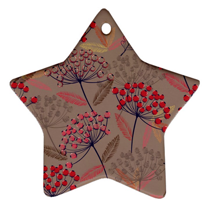 Cherry Love Star Ornament (Two Sides)