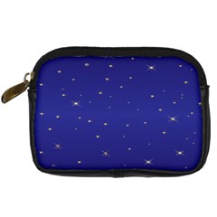 Gold-blue Digital Camera Leather Case