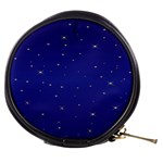 Gold-blue Mini Makeup Bag Front