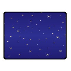 Gold-blue Fleece Blanket (Small)