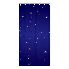 Gold-blue Shower Curtain 36  x 72  (Stall) 