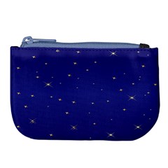 Gold-blue Large Coin Purse