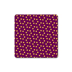 Stars,yellow Purple Square Magnet