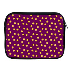 Stars,yellow Purple Apple Ipad 2/3/4 Zipper Cases by nate14shop