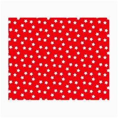 Stars-white Red Small Glasses Cloth by nate14shop