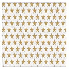 Gold Stars Square Satin Scarf (36  X 36 ) by nate14shop