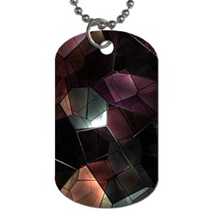 Crystals background designluxury Dog Tag (Two Sides)