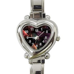 Crystals background designluxury Heart Italian Charm Watch