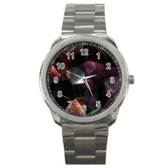 Crystals background designluxury Sport Metal Watch