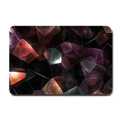 Crystals background designluxury Small Doormat 