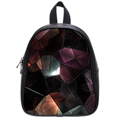 Crystals background designluxury School Bag (Small)