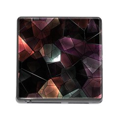 Crystals background designluxury Memory Card Reader (Square 5 Slot)