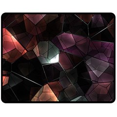 Crystals background designluxury Fleece Blanket (Medium) 