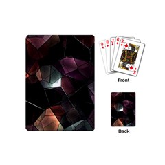 Crystals background designluxury Playing Cards Single Design (Mini)