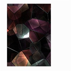 Crystals background designluxury Large Garden Flag (Two Sides)