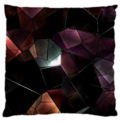 Crystals background designluxury Large Cushion Case (Two Sides)