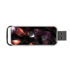Crystals background designluxury Portable USB Flash (One Side)