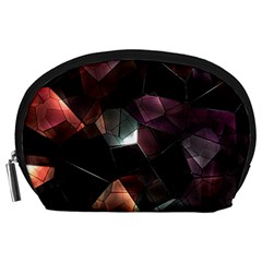 Crystals Background Designluxury Accessory Pouch (large) by Jancukart