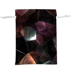 Crystals background designluxury  Lightweight Drawstring Pouch (XL)