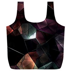 Crystals background designluxury Full Print Recycle Bag (XXXL)