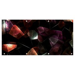 Crystals background designluxury Banner and Sign 8  x 4 