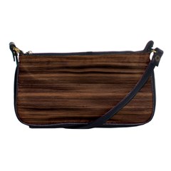 Texture Wood,dark Shoulder Clutch Bag by nate14shop