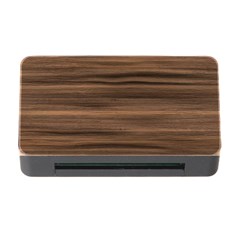 Texture Wood,dark Memory Card Reader With Cf