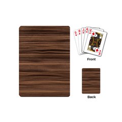 Texture Wood,dark Playing Cards Single Design (mini)
